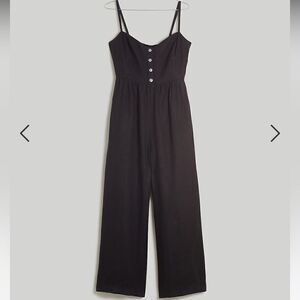 J. Crew Sleeveless Wide-Leg Jumpsuit